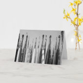 誕生日ネイルアートブラシ収集 カード (黄色い花)