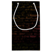 誕生日ネオン70サインオンブリック スモールペーパーバッグ (裏面)