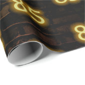 誕生日ネオン85サインオンブリック ラッピングペーパー (ロールコーナー)