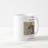 誕生日ネコ最高のマ・エバーペット写真 コーヒーマグカップ (正面右)
