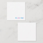 誕生日ノテカード ノートカード (正面/裏面)