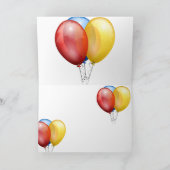 誕生日ノーザンライツウィンタースノーデスティニー カード (内部)