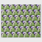 誕生日ハイファールホルスタインカウズ ラッピングペーパー (フラット)