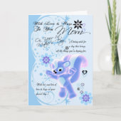 誕生日ハグお母さん、お母さん誕生日カード カード (正面)