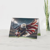 誕生日ハゲのワシ カード (正面)