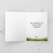 誕生日ハゲのワシ カード (内部)