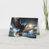 誕生日ハゲのワシ カード (正面)