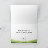 誕生日ハゲのワシ カード (内部)