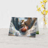 誕生日ハゲのワシ カード (黄色い花)