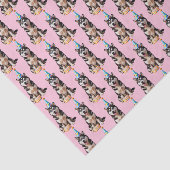 誕生日ハスキー犬 薄葉紙 (詳細)