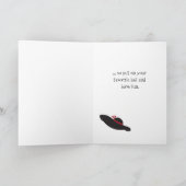 誕生日ハットガールカード カード (内部)