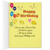 誕生日ハッピーバースデーの挨拶の時間 (内側 (右))