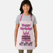 誕生日ハッピーバースデーパーティー誕生日子 エプロン (インサイチュ)