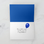 誕生日ハッピー足 カード (内部)