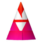 誕生日ハッモダントかわいいおもしろいと名前をカスタムする パーティーハット (裏面)