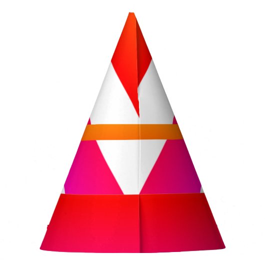 誕生日ハッモダントかわいいおもしろいと名前をカスタムする パーティーハット (裏面)