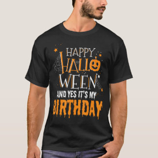 誕生日ハロウィーン – ハロウィーン誕生日ギフト Tシャツ
