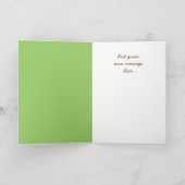 誕生日ハンニーバニー、かわいいウサギ カード (内部)