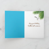 誕生日ハンモックオンビーチ カード (内部)
