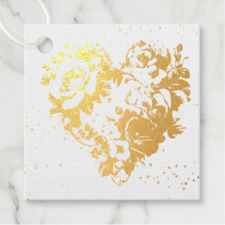 誕生日ハートフォイルメッセージカード フェイバータグ