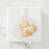 誕生日ハートフォイルメッセージカード フェイバータグ (箱)