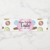 誕生日ハ色彩の鮮やかンドナウトEclairs水彩色 ペットボトルラベル (シングルラベル)