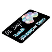 誕生日バおもしろいルーズキャビンのドアマグネット マグネット (左側)