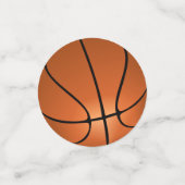 誕生日バスケットボール子供の誕生日パーティー コンフェッティ (スモール正面)