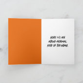 誕生日バックハンター付ライフル カード (内部)