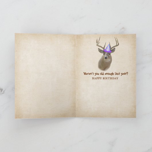 誕生日バック カード (内部)