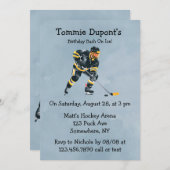 誕生日バッシュオンアイス 招待状 (正面/裏面)