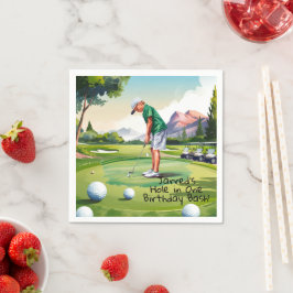 誕生日バッシュオンザグリーン スタンダードカクテルナプキン