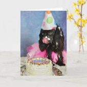 誕生日バッシュ カード (黄色い花)