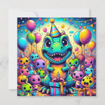 誕生日バッシュTレックス&フレンズ誕生祝い