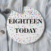 誕生日バッジ - 今日18歳 缶バッジ (インサイチュ)