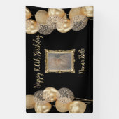 誕生日バナー – 写真と文字でパーソナライズ 横断幕 (縦)