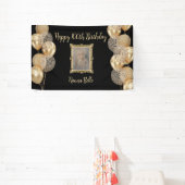 誕生日バナー – 写真と文字でパーソナライズ 横断幕 (インサイチュ)