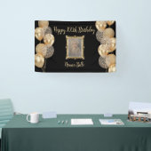 誕生日バナー – 写真と文字でパーソナライズ 横断幕 (トレードショー)