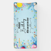 誕生日バナー – 印刷可能なHappy BirthdayBanner 横断幕 (縦)