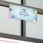 誕生日バナー – 印刷可能なHappy BirthdayBanner 横断幕 (ビルの外側)