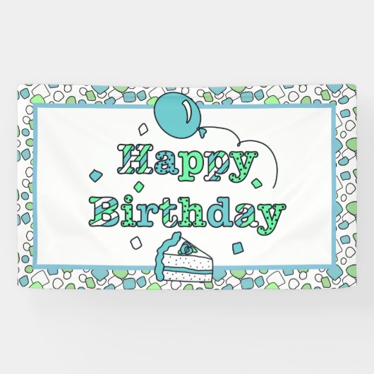 誕生日バナー 横断幕 (横)