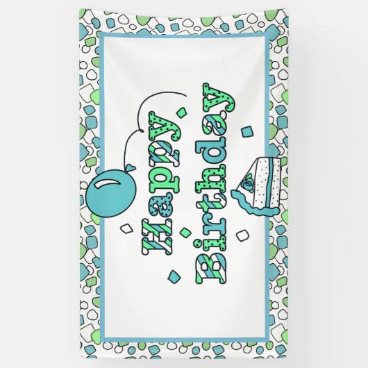 誕生日バナー 横断幕 (縦)