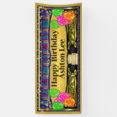 誕生日バナー 横断幕 (縦)