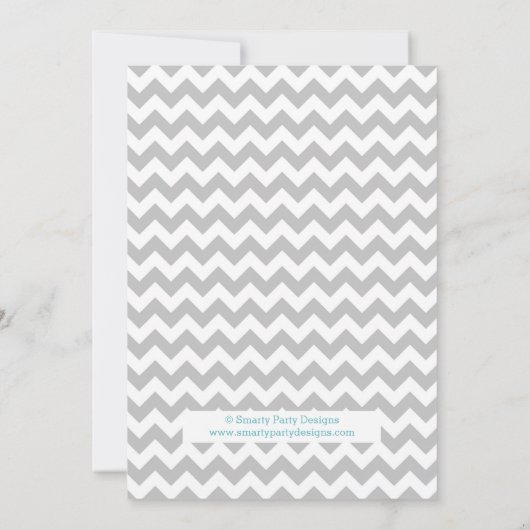 誕生日バポップ・アートのブルピンク&パープルパーティの招待状 招待状 (裏面)