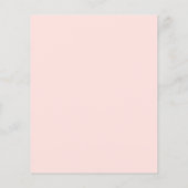 誕生日バラフローラユーカリ予算招待状 チラシ (裏面)