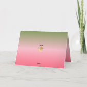 誕生日バラルタフレーミング美しい1583 カード (裏面)