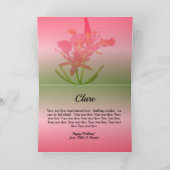 誕生日バラルタフレーミング美しい1583 カード (内部)