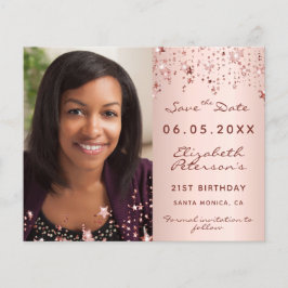 誕生日バラ赤面写真予算日付の保存 チラシ