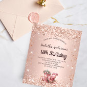 誕生日バラ金ゴールドのキャリッジ予算の招待