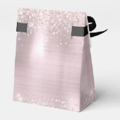 誕生日バラ金ゴールドグリッターモノグラム名ありがとう フェイバーボックス (裏面サイド)